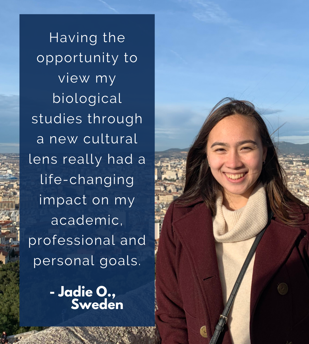 Student Testimonial - Jadie O, Sweden